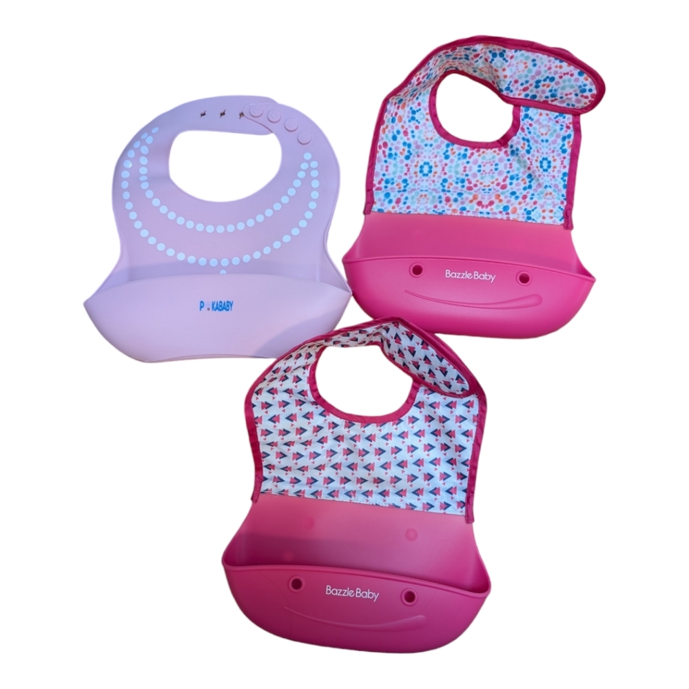 Silicone feeding bibs